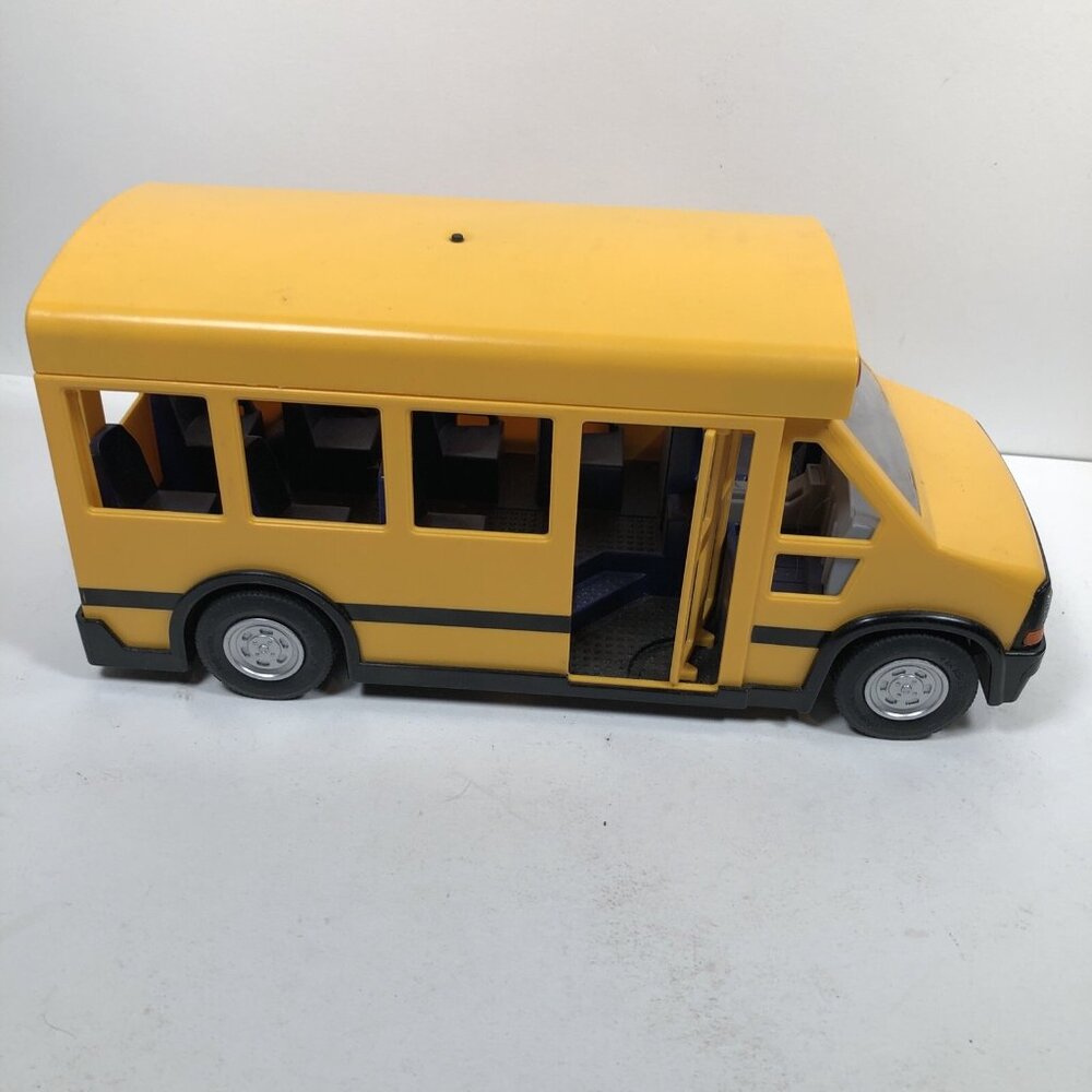 Playmobil School Bus 2011 With Working Lights #5940 - incomplete - Picture 4 of 7